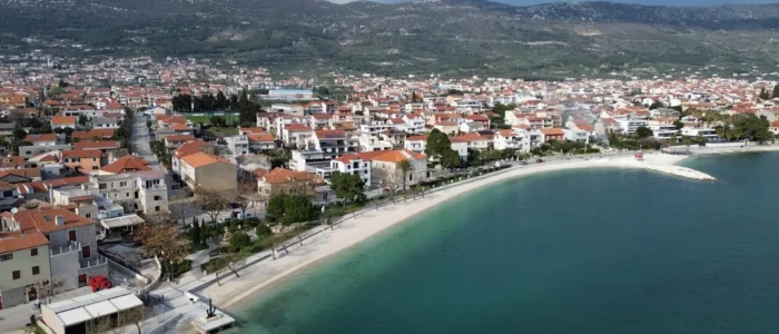 pogled odozgo, kaštel stari, kuća za odor seaside croatia
